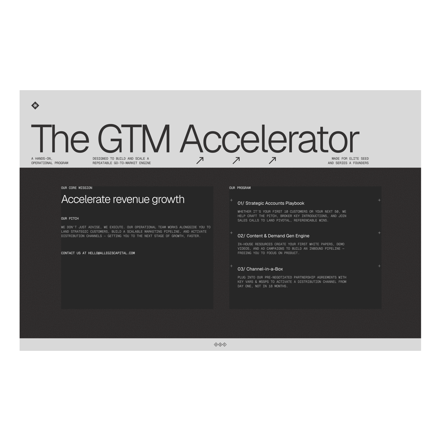 Allegis Capital project frame 08